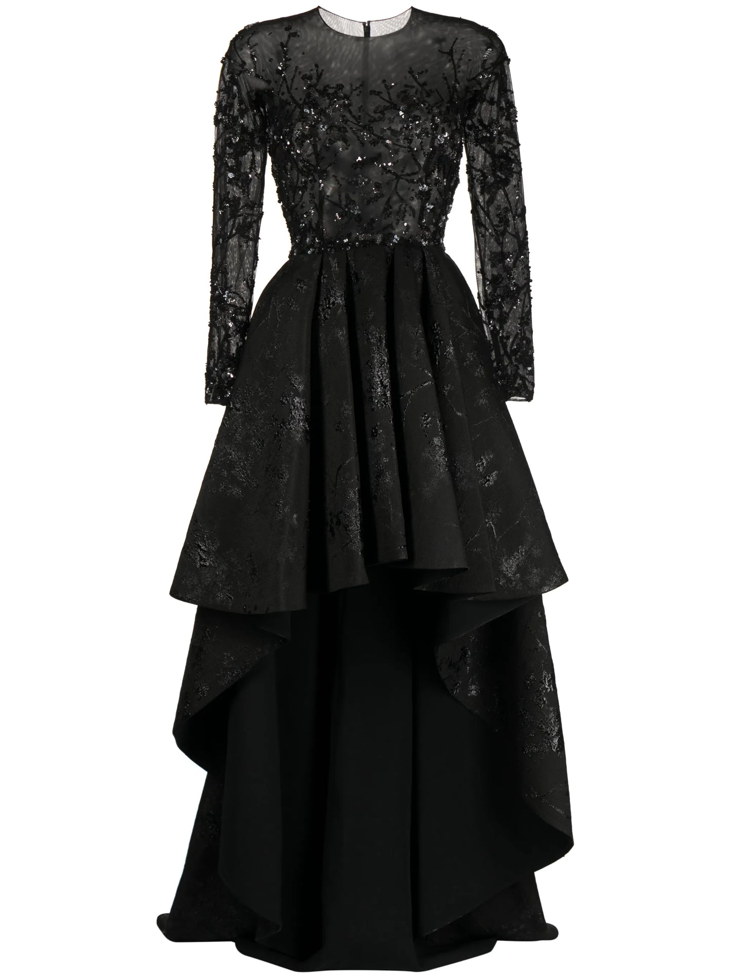 brocade beaded dress