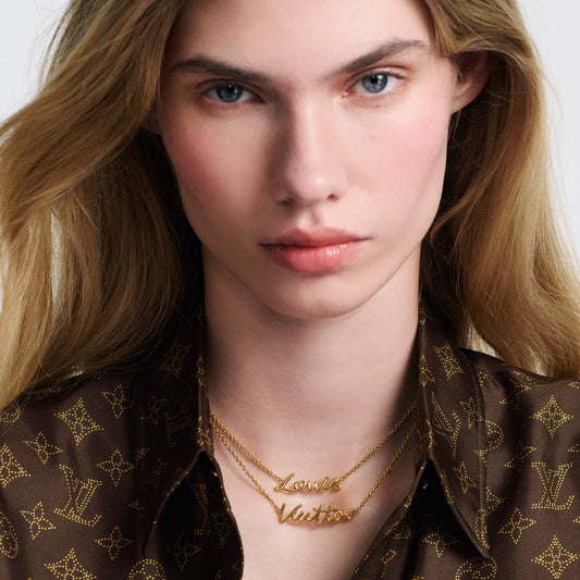 LV Script Necklace