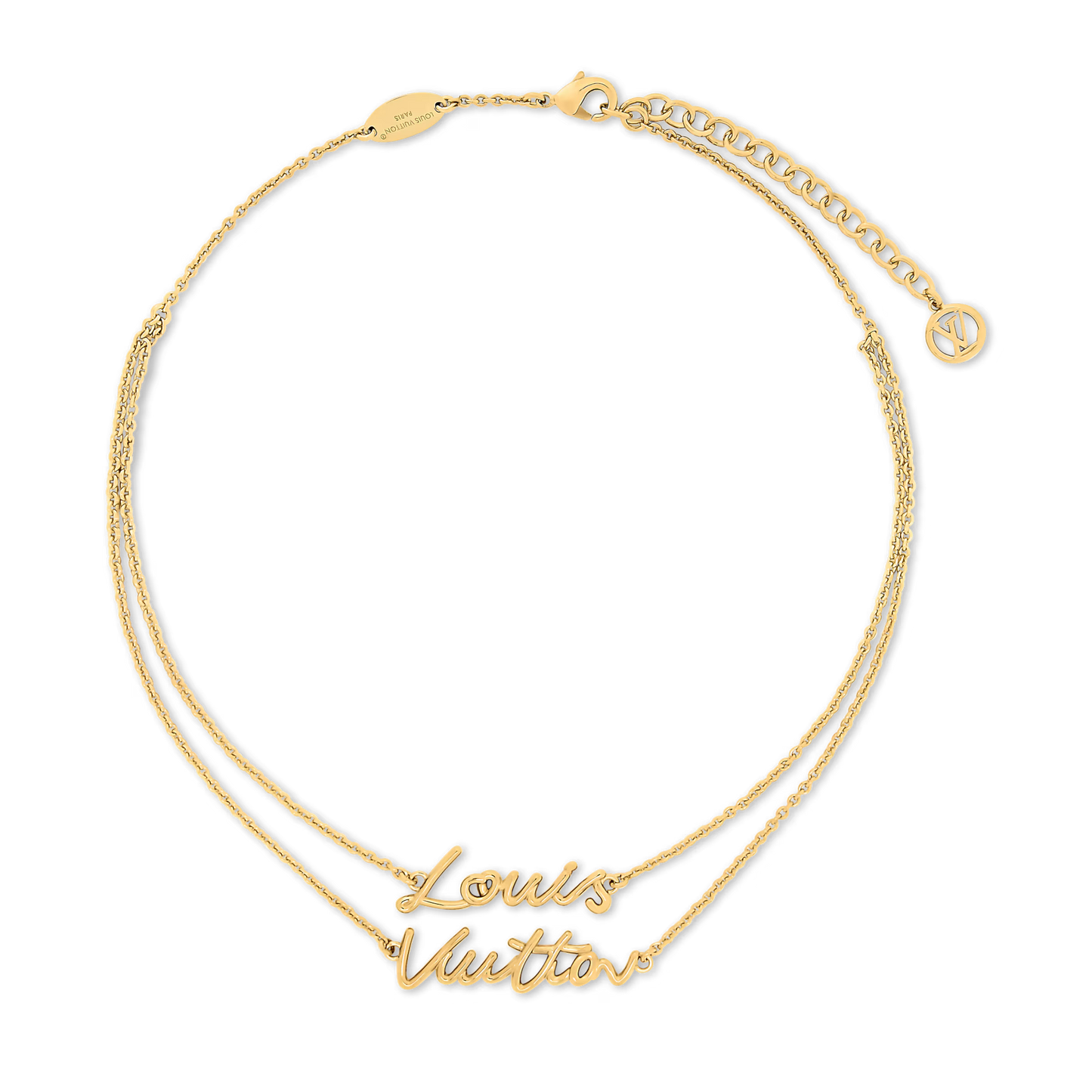 LV Script Necklace