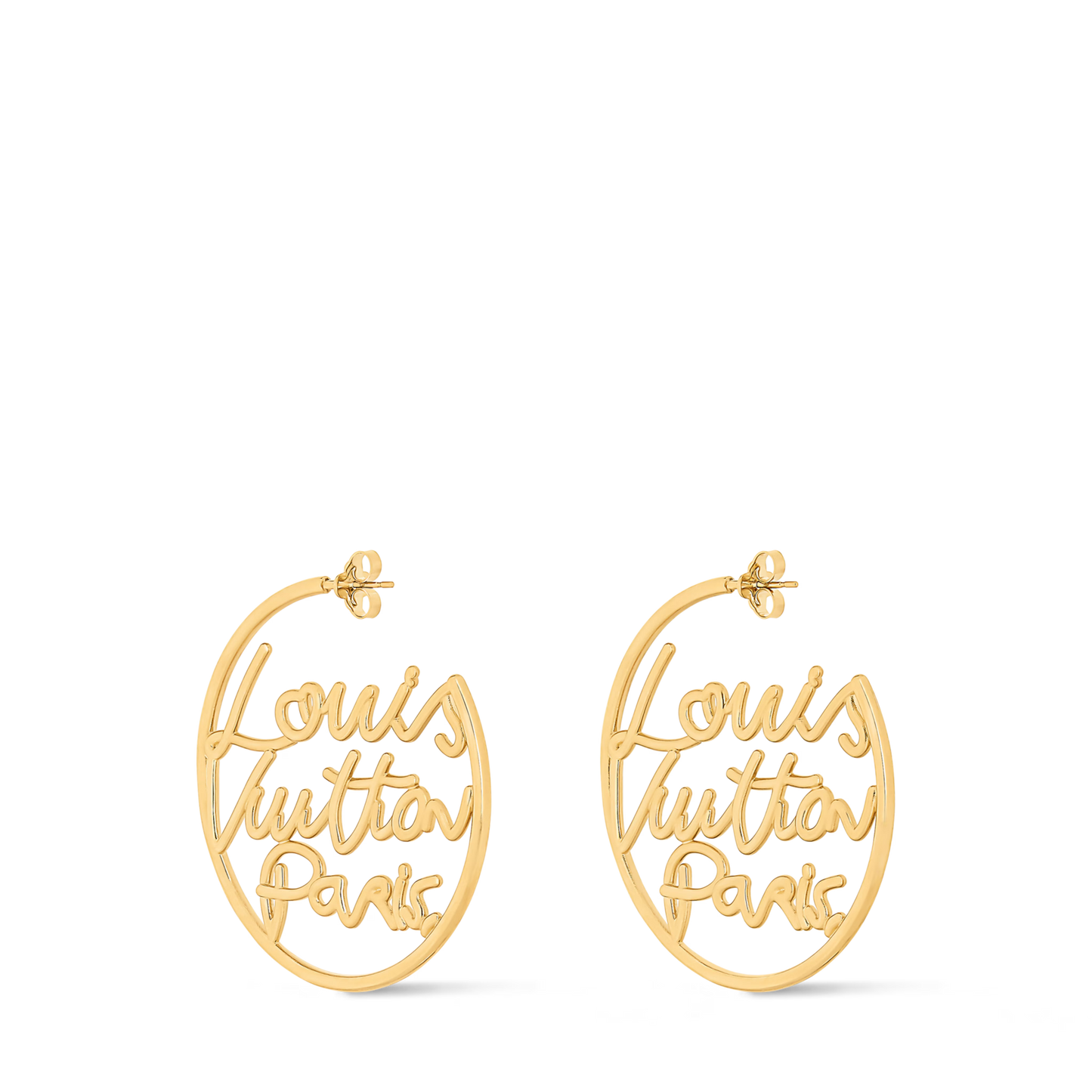 LV Script Earrings