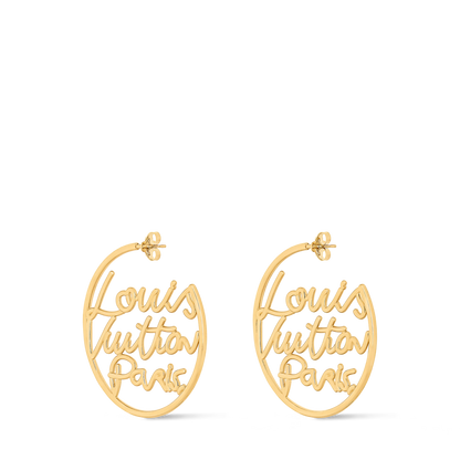 LV Script Earrings