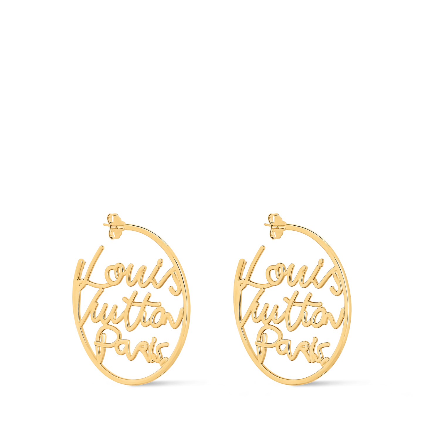 LV Script Earrings