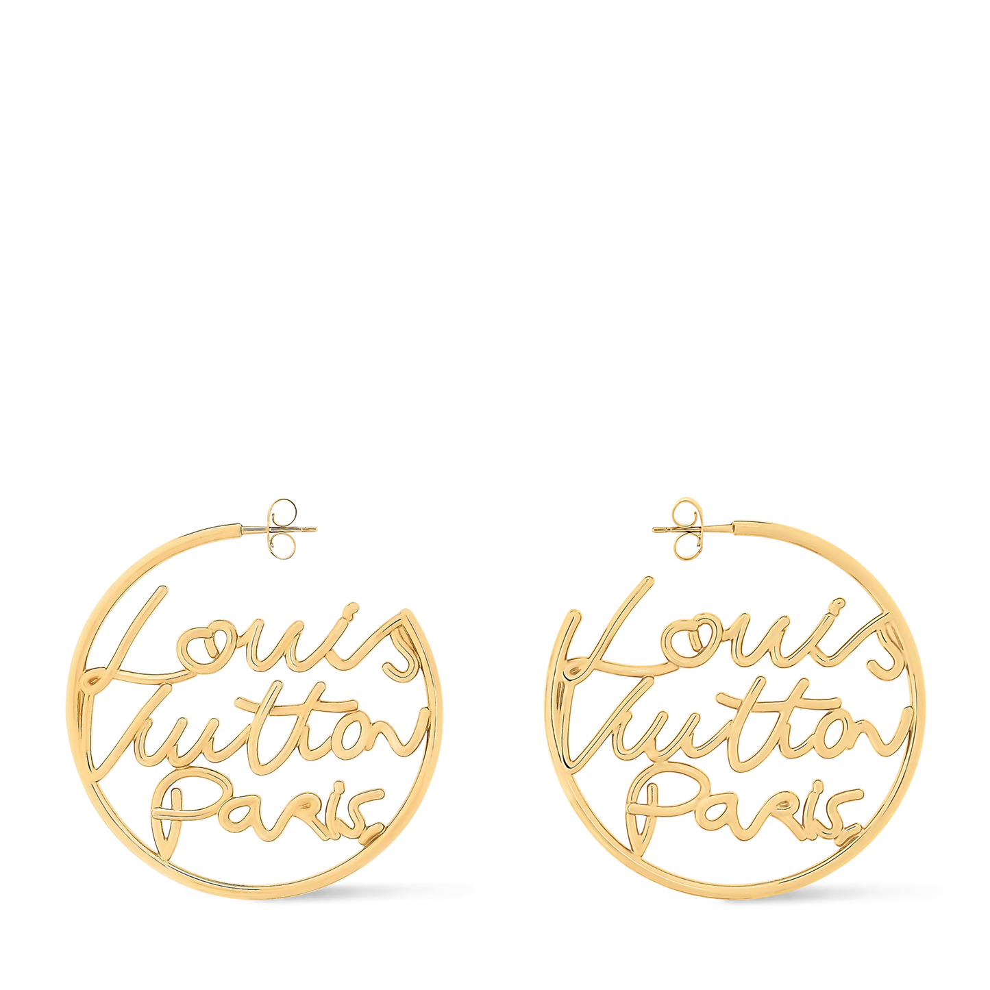 LV Script Earrings
