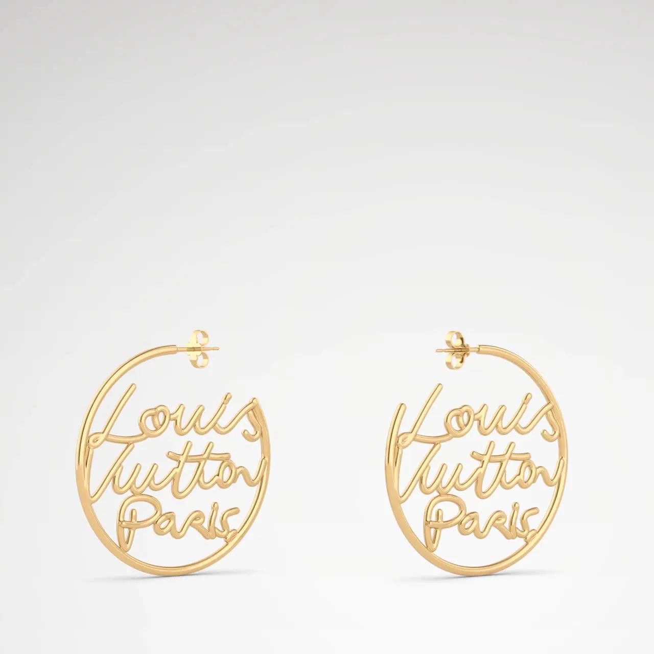 LV Script Earrings